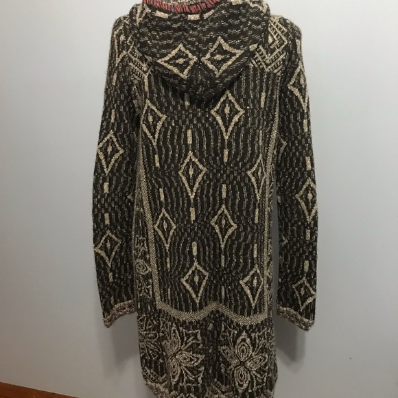 Free People Brown Kai Pom Pom Cardigan XS/S - Picture 5 of 5